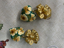 Load image into Gallery viewer, Hand-Painted Heart Earrings with