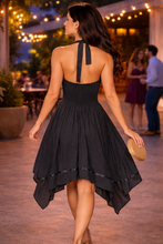 Load image into Gallery viewer, ✨ Hand-Embroidered Halter Dress – Medium ✨