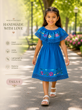 Load image into Gallery viewer, Traditional Campesino Dress – Size 2
