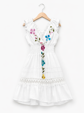 Load image into Gallery viewer, ✨ Girls Hand-Embroidered Dress – 100% Cotton | Size 1 Year
